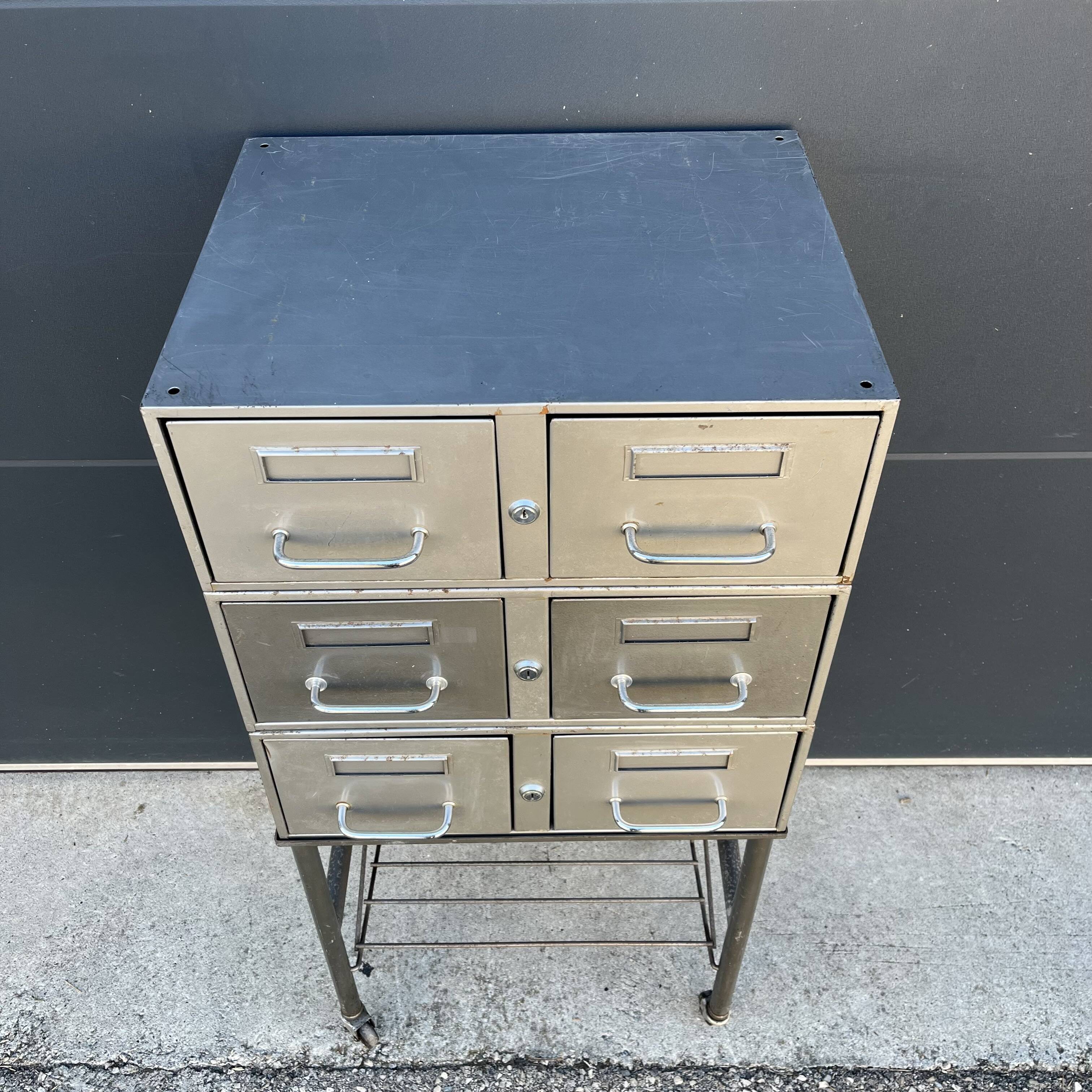 Industrial furniture with drawers