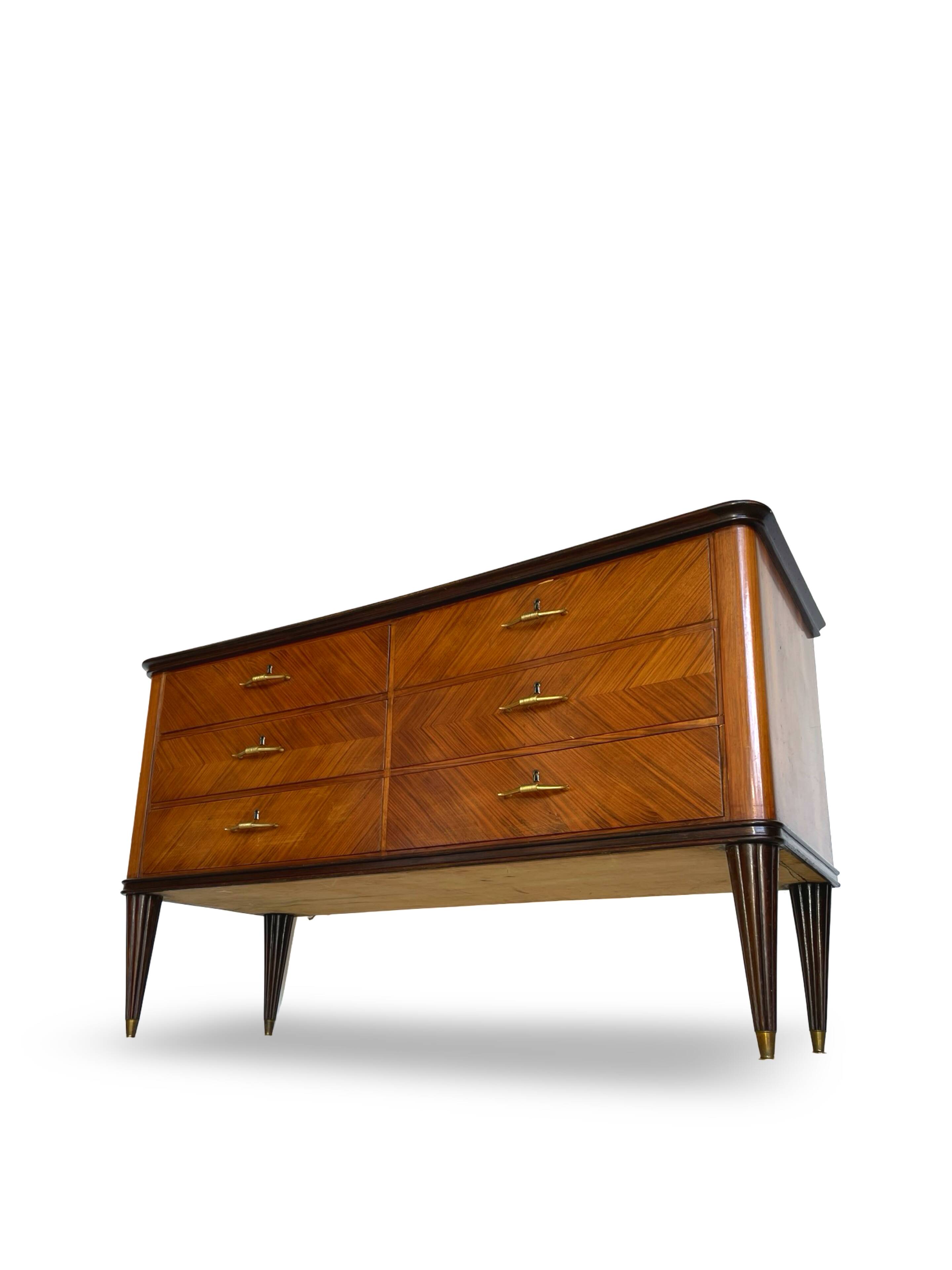 An Italian chest of drawers from the mid-20th century.
