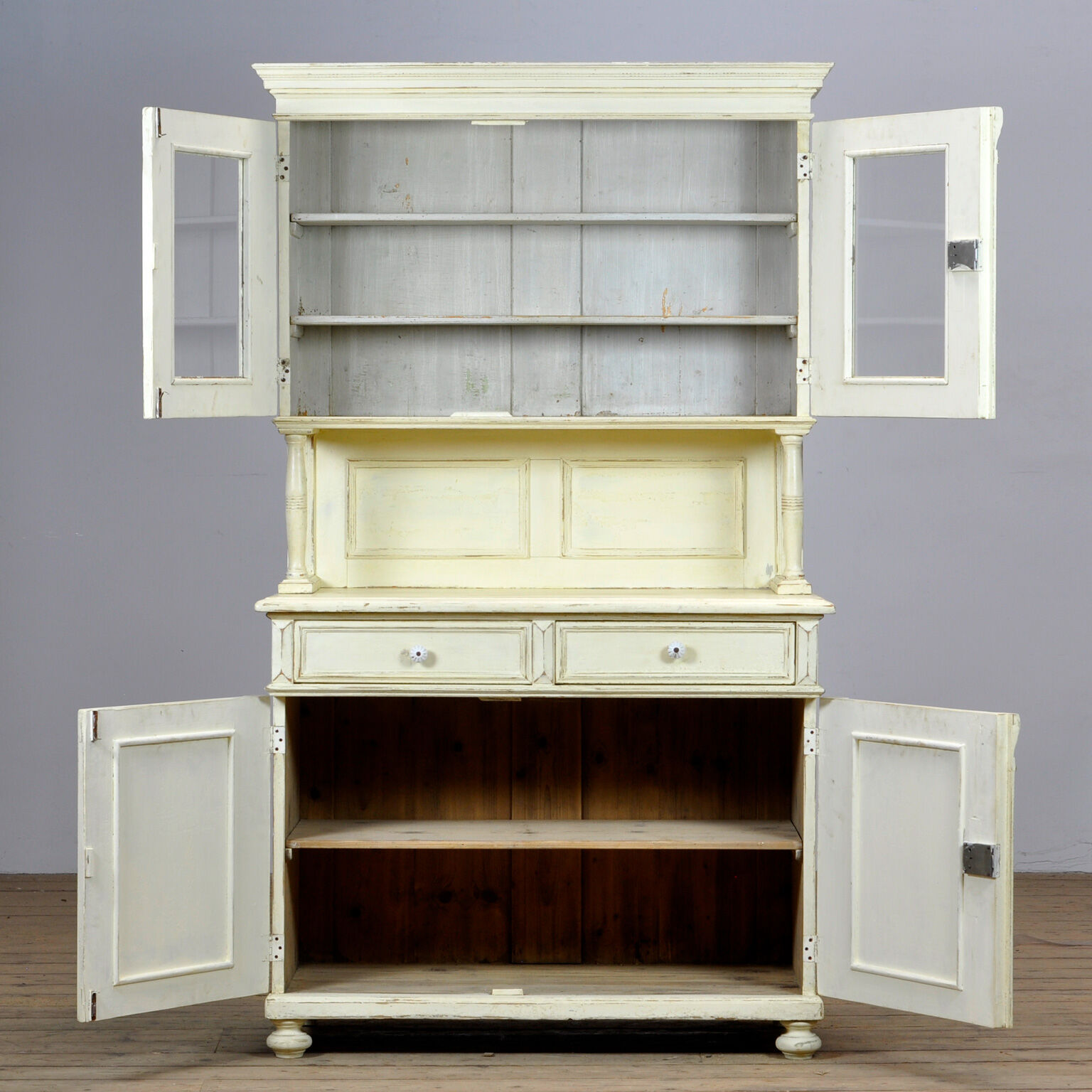Solid pine kitchen cupboard 1920's