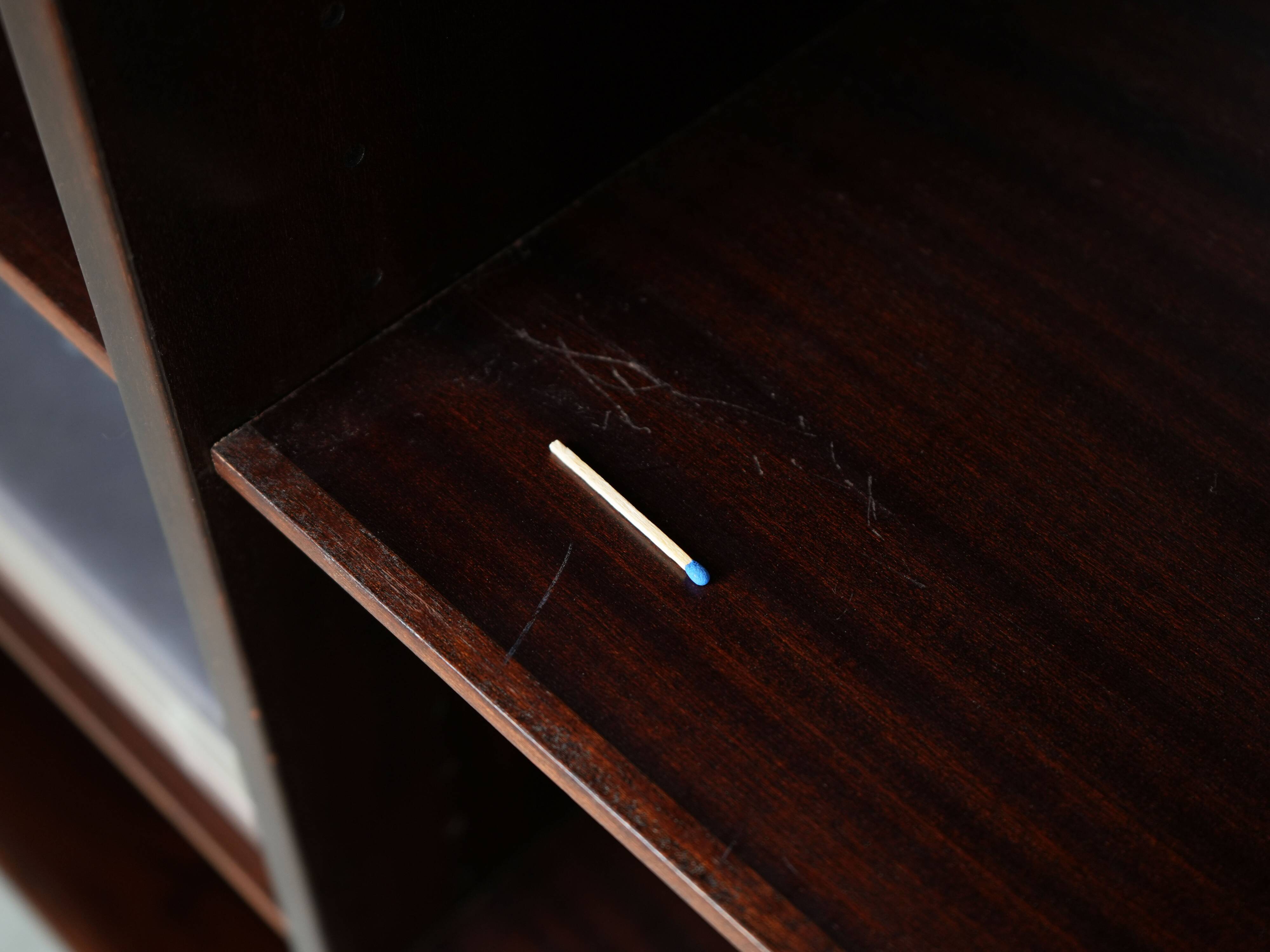 Mahogany bookcase, Danish design, 1970s, production: Denmark