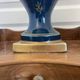Antique large empire vase blue & gold jaguet pinon 40cm 2.6kg