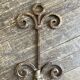 XXL wall lamp in gilded iron Italian work 1960