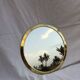 Lot de 4 miroirs ronds en laiton poli – Artisanat marocain – Style vintage