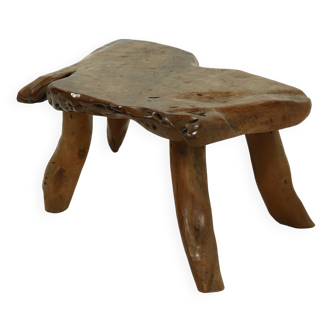 Table basse tronc d'arbre XL années 1960