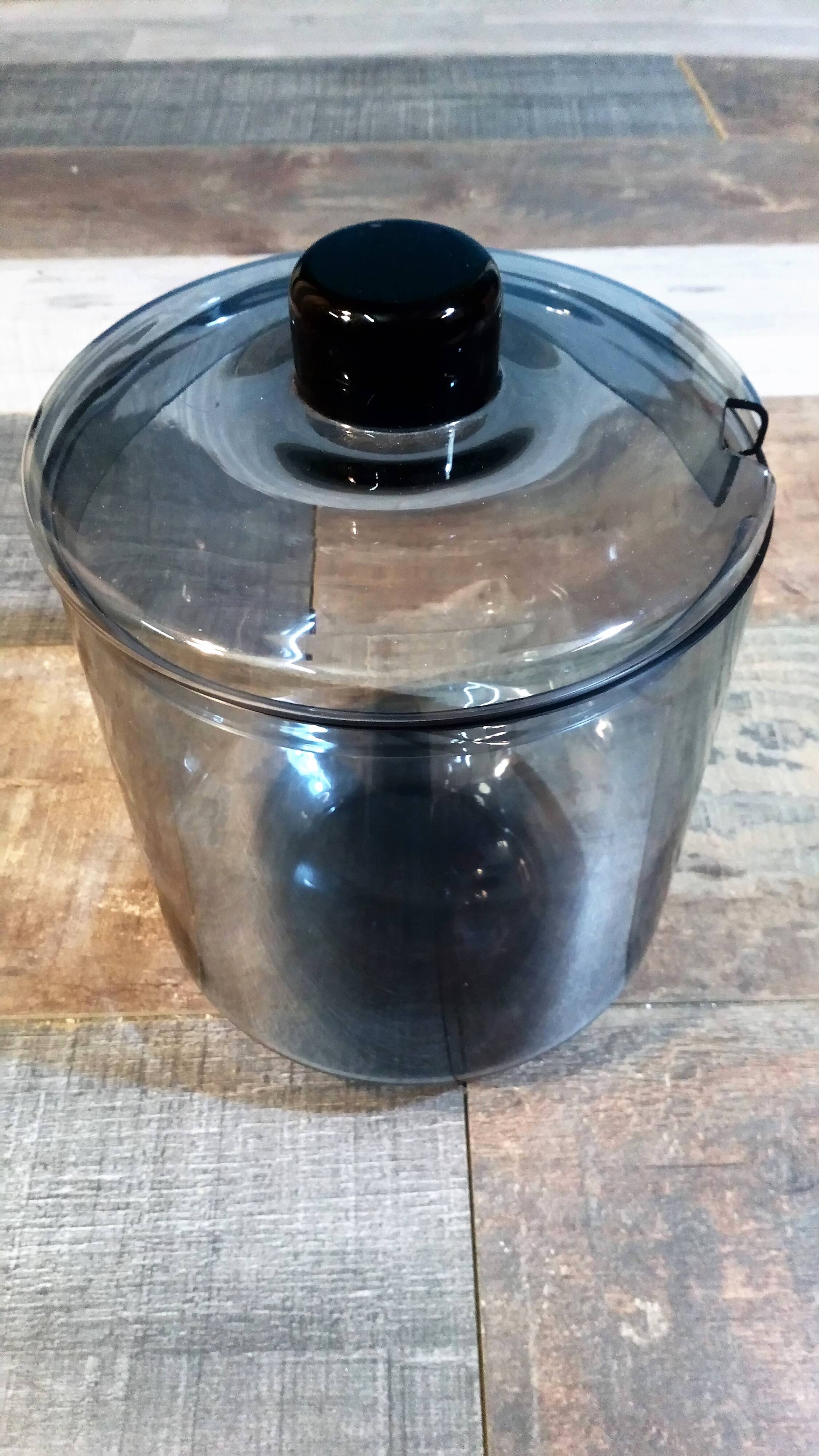 1960s glass ice bucket