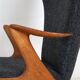 Fully restored Kurt Østervig / Rolschau Møbler “Wing Chair” armchair, mid-century Danish modern design, 1950s/1960s