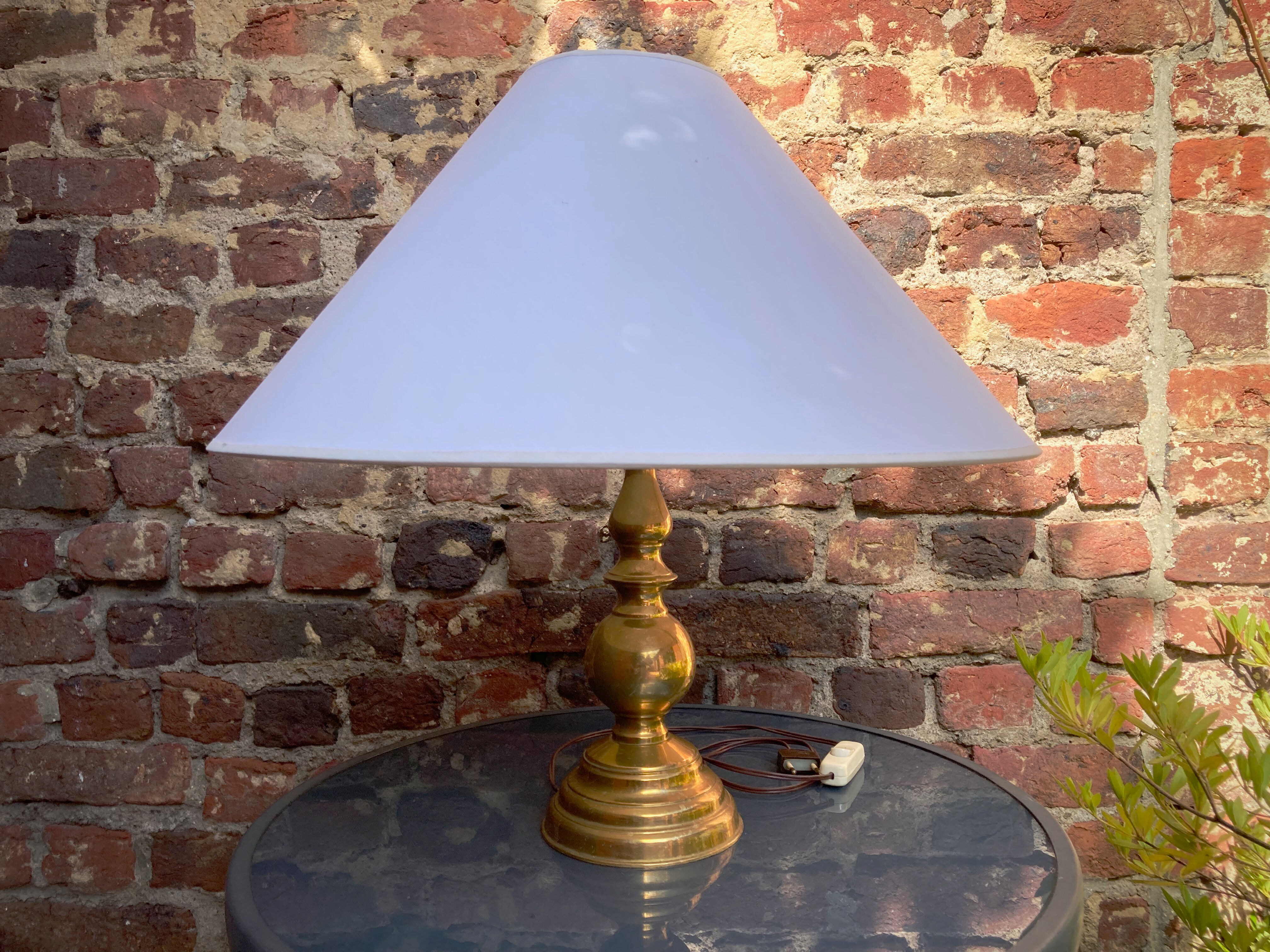 Vintage brass table lamp