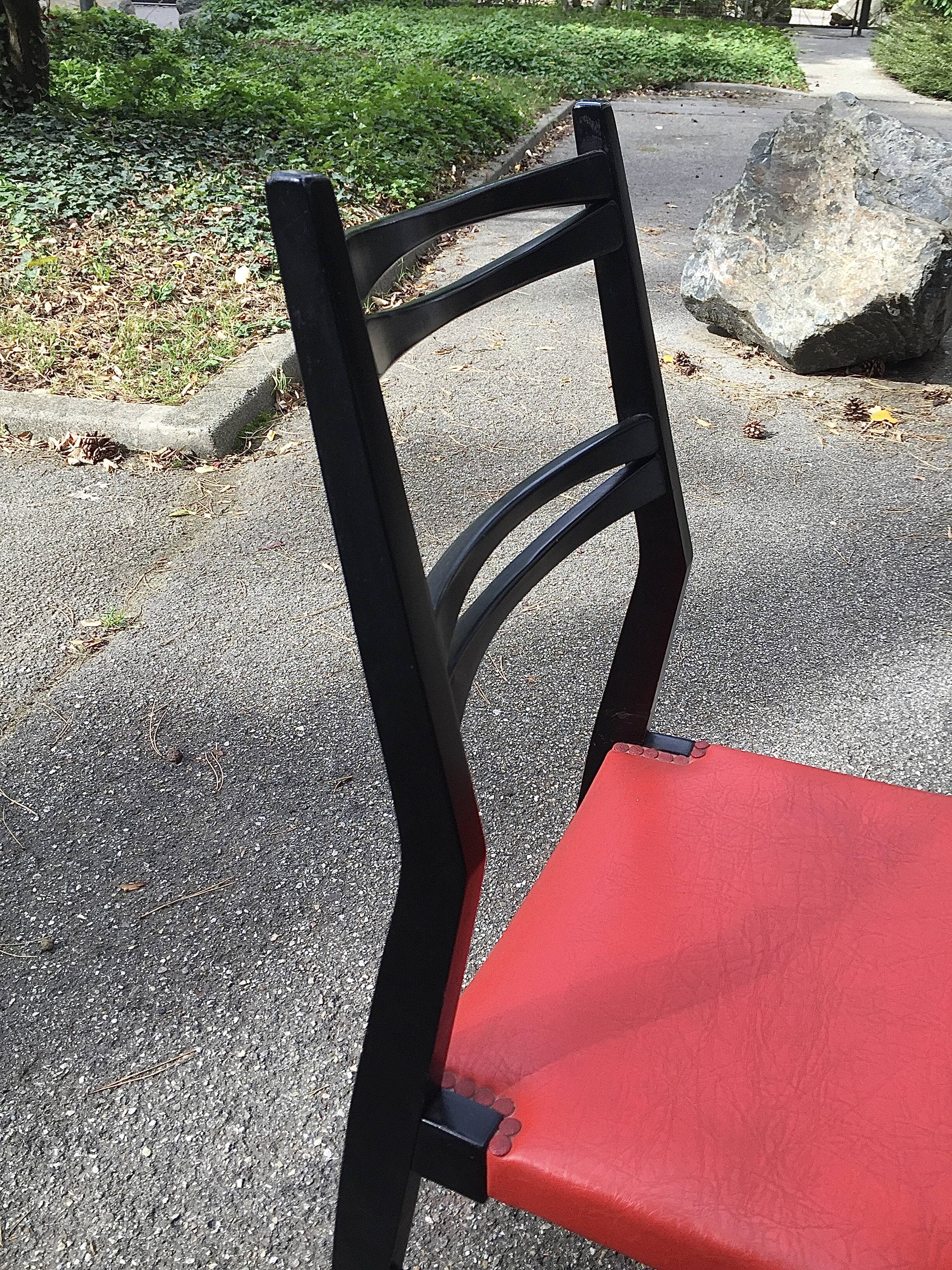 6 Alfred Hendrickx chairs circa 50s