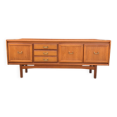 Teak enfilade from the 1970s by the English brand William Laurence.