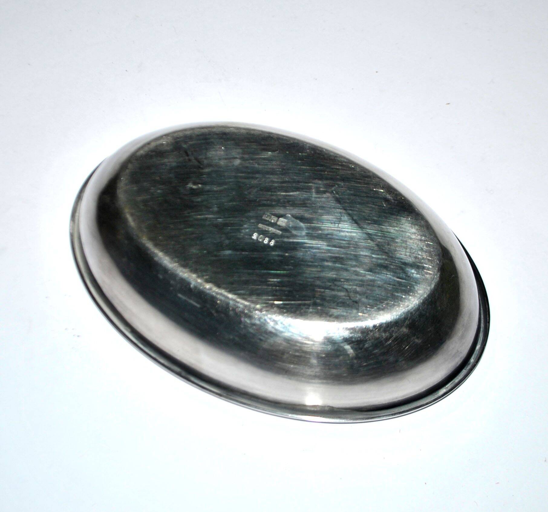 Halphen Christofle antique silver-plated metal bowl/serving dish/finger rinser