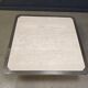 Vintage belgochrom 23kt gold and travertine coffee table , 1970s