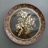 Plat décor floral