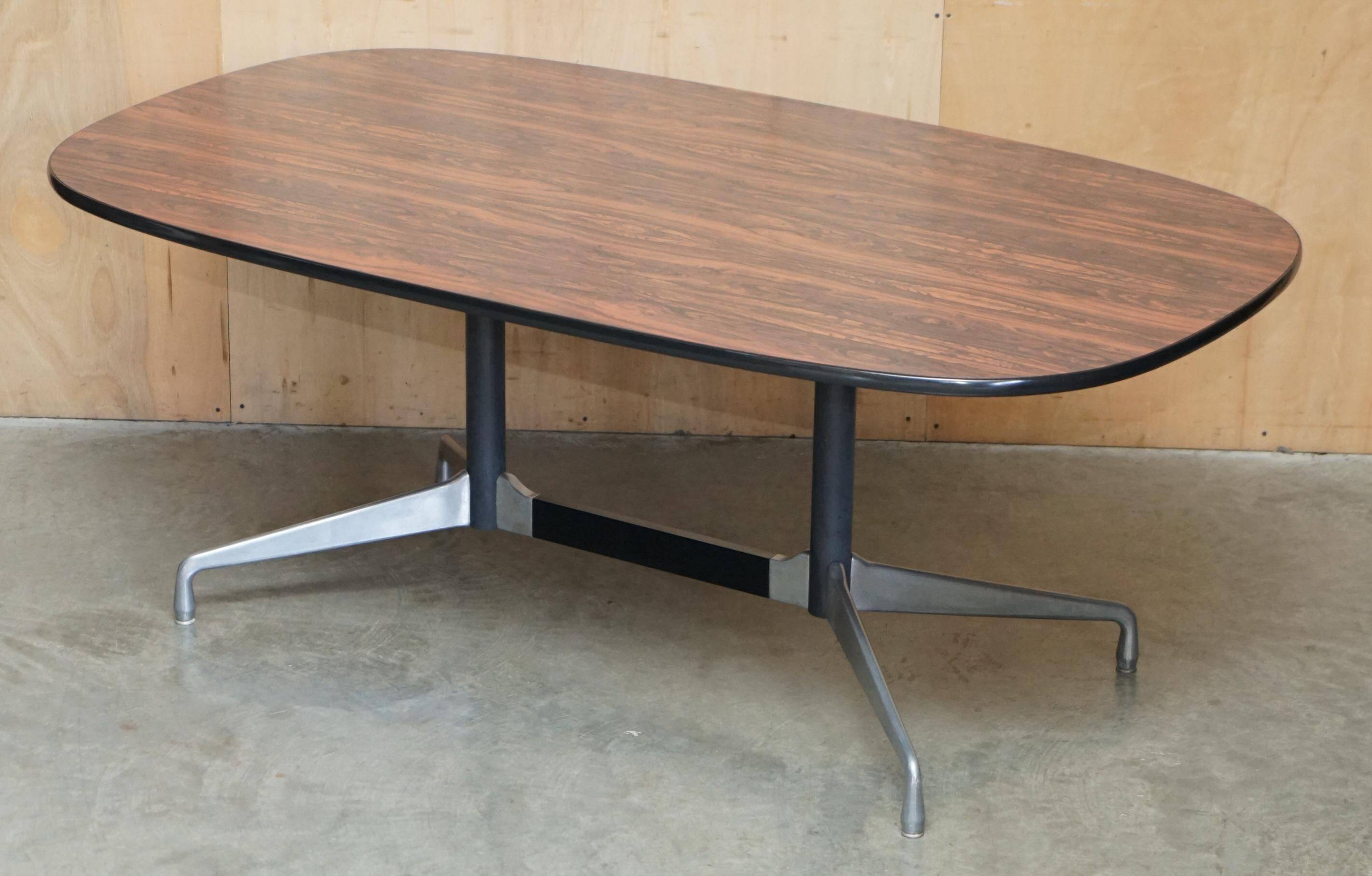 Herman Miller Eames Vintage Mid Century Modern hardwood conference table