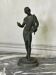 Bronze Narcissus after the antique, excavation patina, 19th century