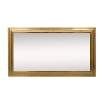 Deknudt gold wall mirror 1970s regency