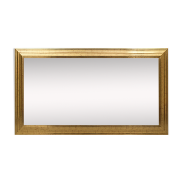 Deknudt gold wall mirror 1970s regency