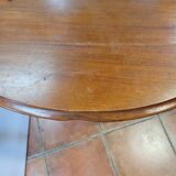 Table get leg en acajou