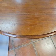 Table get leg en acajou