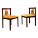 Two chairs attributed to Luigi Salocchi for Sormani, 1960s.