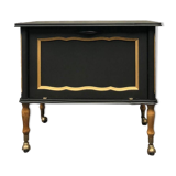 Black and gold mini bar
