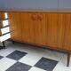 1960s wood swedish sideboard