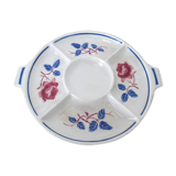 Flat, servant in earthenware of lunéville