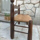 Mulched bench for children