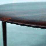 Coffee table France & Son in rosewood, Midcentury coffee table.