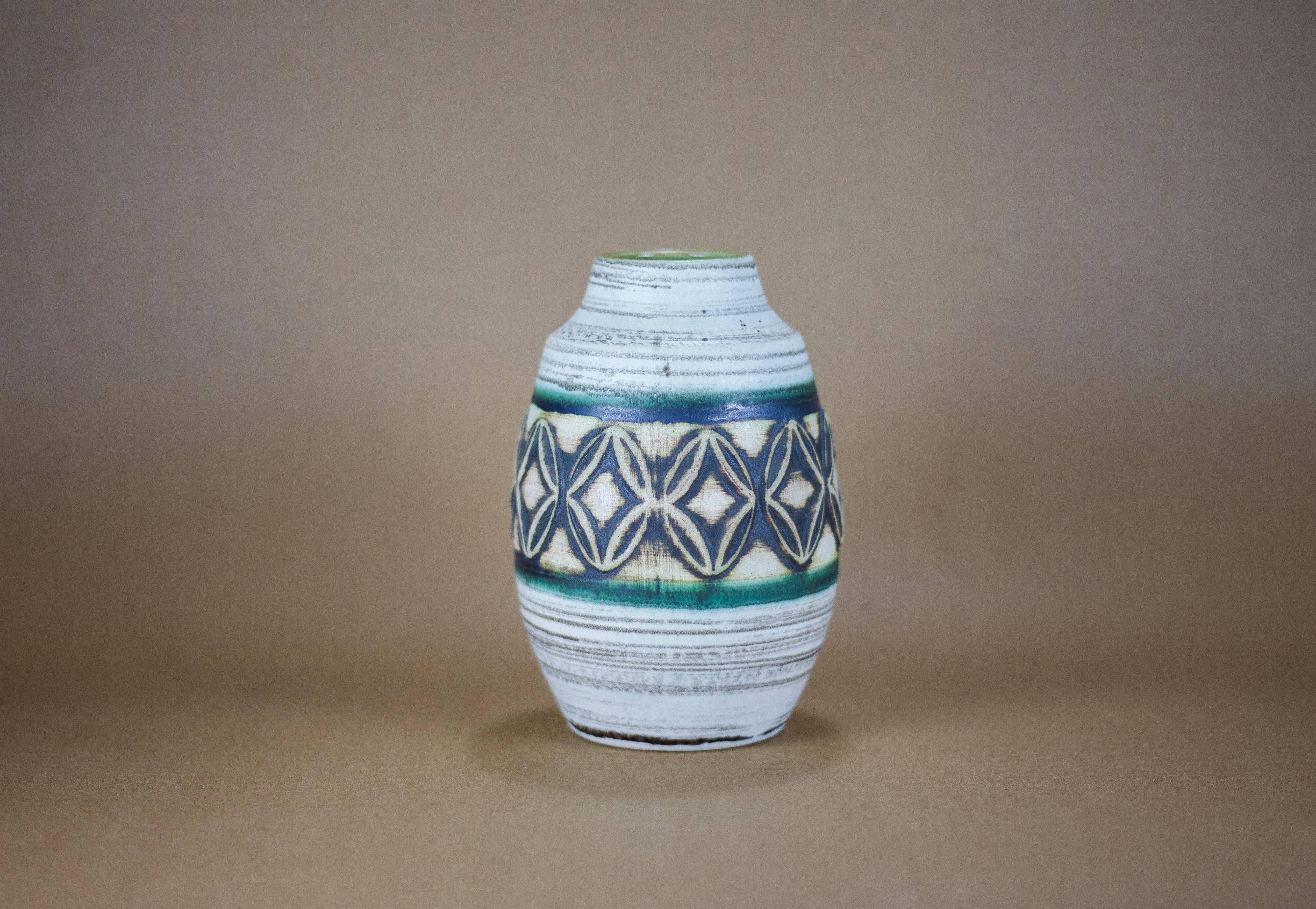 W-Germany ceramic vase, jasba vase 138-15