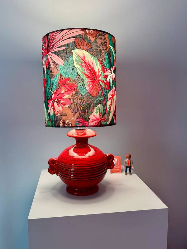 Lampe en céramique Ruscha de Goebel, restaurée