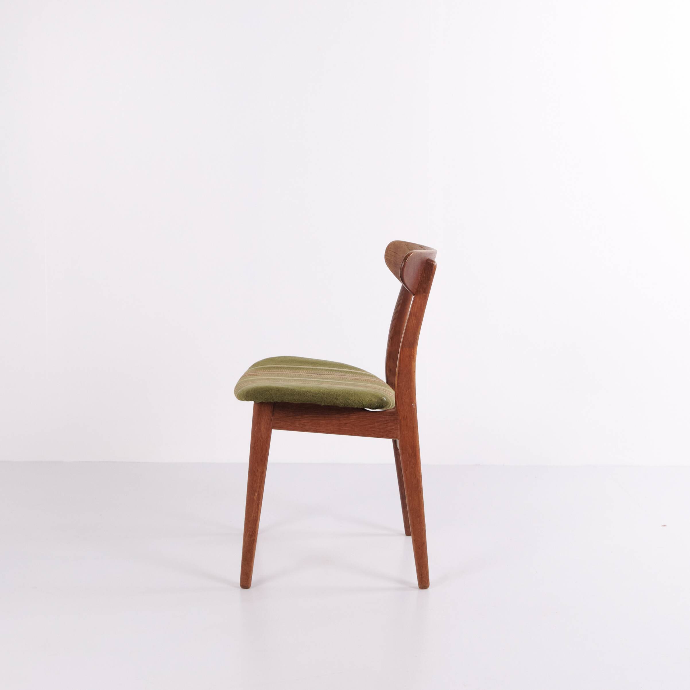 Set of 6 dining chairs – Hans J. Wegner – Model CH30 – Teak & Oak – 1950s