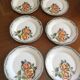Lot of porcelain plates Digoin from sarreguemines series Odile