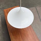 Semi-suspended space mid-century lamp by Bondrup & Thorup for Egoluce, Italy, 1970s.