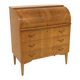 Scandinavian secretary in elm, Swedish modern, Sweden, 1940.