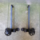 Old Cast Iron Chenets: Orbe
