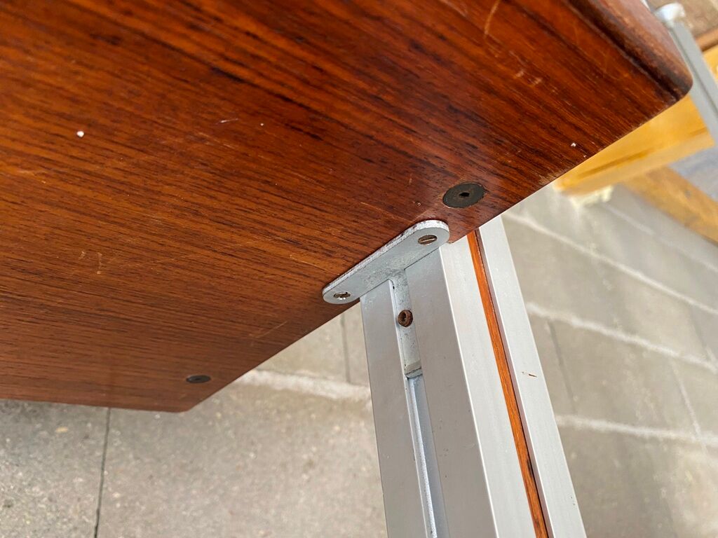 Modular system library Scandinavian teak Roche Bobois 70s