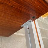 Modular system library Scandinavian teak Roche Bobois 70s