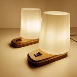 Pair of Scandinavian bedside lamps 60