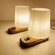 Pair of Scandinavian bedside lamps 60