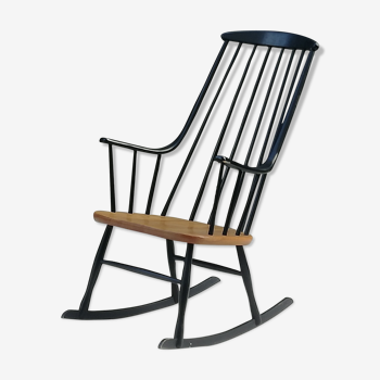 Rocking chair scandinave «Grandessa» par Lena Larsson pour Nesto, 1960s