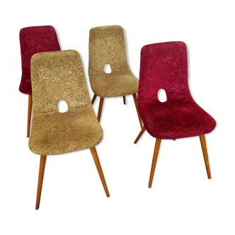 4 Miroslav Navratil chairs from 1970