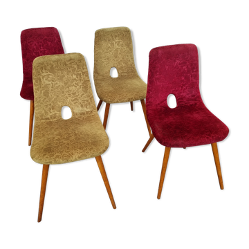 4 Miroslav Navratil chairs from 1970