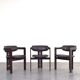 Chaises Pamplona par Augusto Savini pour Pozzi, années 1960, ensemble de 3