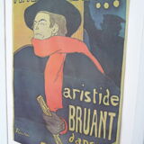 Aristide Bruant poster at the Ambassadors by Toulouse-Lautrec