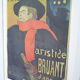 Aristide Bruant poster at the Ambassadors by Toulouse-Lautrec