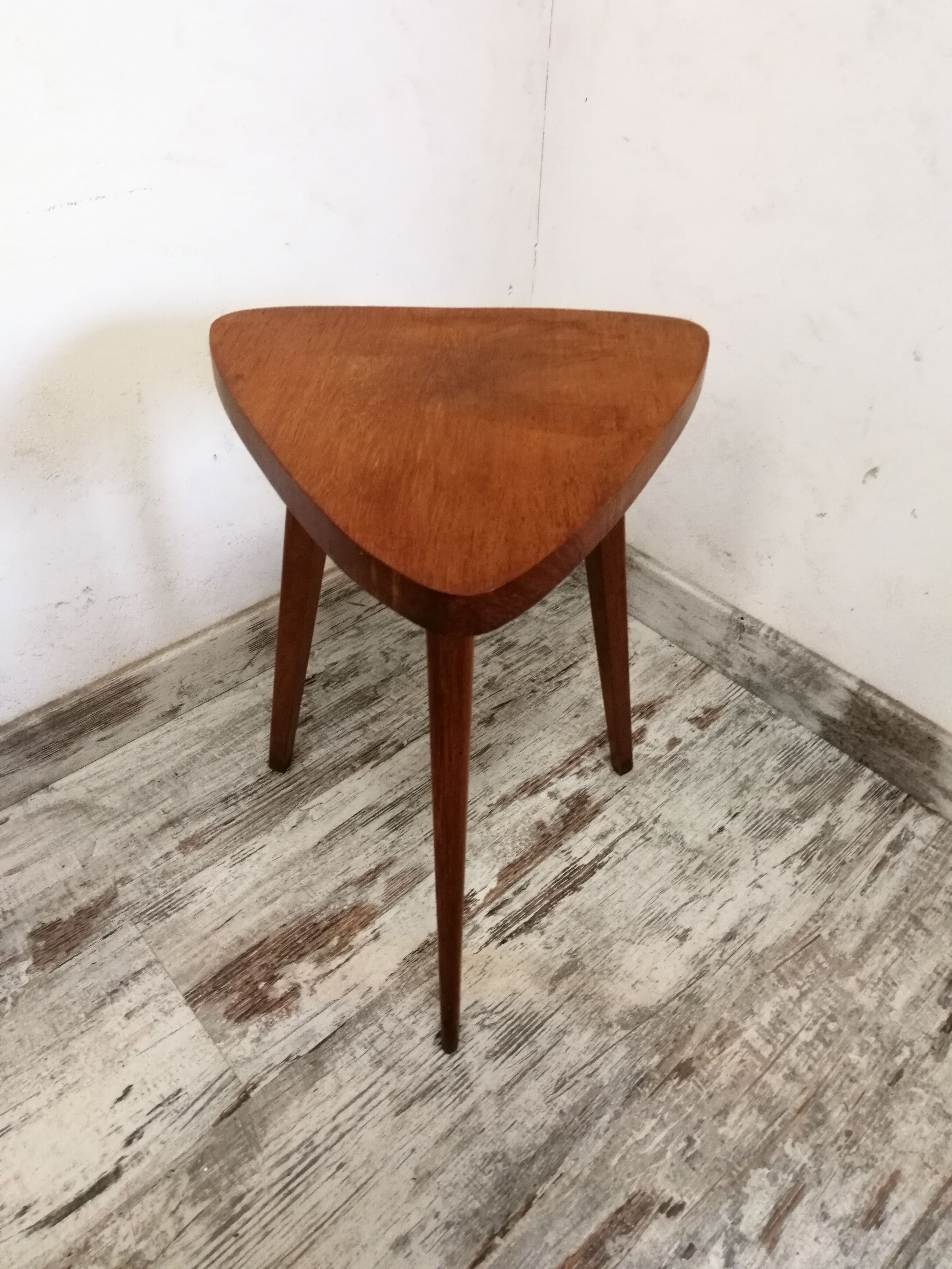 Scandinavian tripod stool