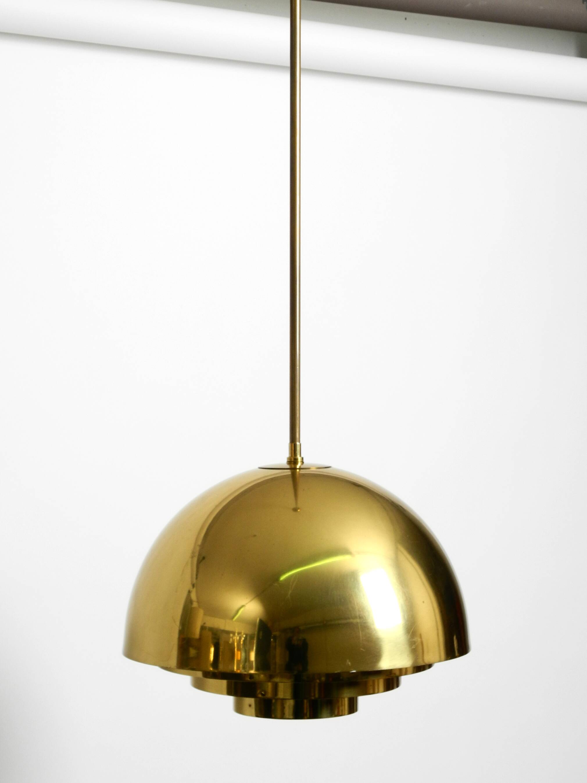Beautiful Mid Century brass ceiling lamp from the Vereinigte Werkstätten