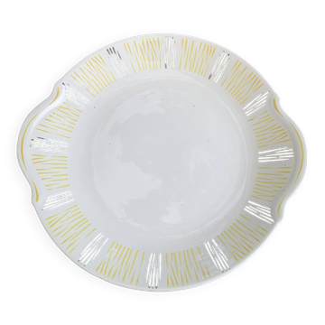 Badonviller earthenware cake dish, FB 81, vintage and designer