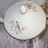 Coffee service or tea in faience Salins France