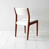 Set of 6 1960s Scandinavian teak dining chairs